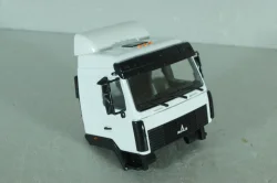 Маз кабина в сборе, белая, АвтоИстория 1:43
