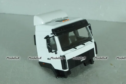 Маз кабина в сборе, белая, АвтоИстория 1:43