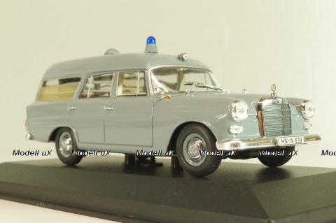 Mercedes-Benz 190 (W121) Ambulance 1961, grey, 400037270,Minichamps 1:43