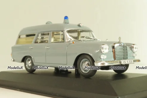 Mercedes-Benz 190 (W121) Ambulance 1961, grey, 400037270,Minichamps 1:43