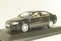 Volkswagen Passat (B6) 2005, black, 3C0099300C9X, Minichamps 1:43