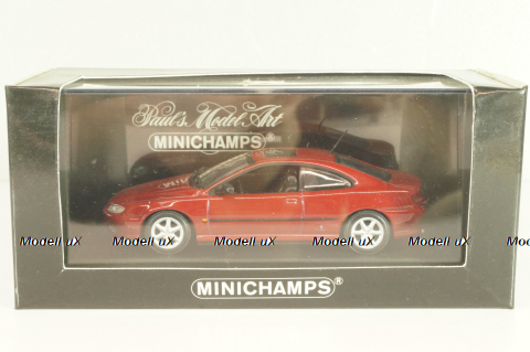 Peugeot 406 Coupe 1996, red, 430112620, Minichamps 1:43