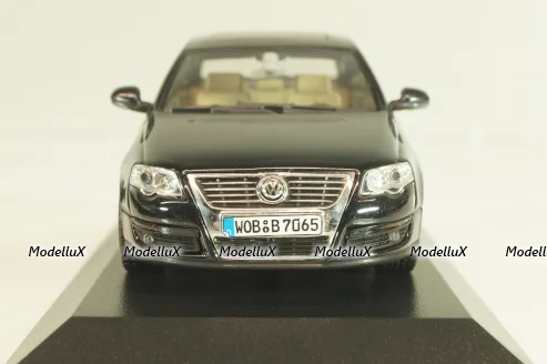Volkswagen Passat (B6) 2005, black, 3C0099300C9X, Minichamps 1:43