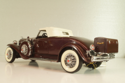 Duesenberg J Derham Tourster Model 1930 red/gray, Franklin Mint 1:24