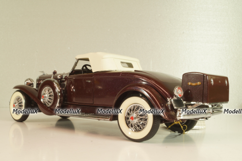 Duesenberg J Derham Tourster Model 1930 red/gray, Franklin Mint 1:24