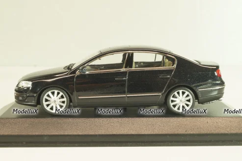 Volkswagen Passat (B6) 2005, black, 3C0099300C9X, Minichamps 1:43