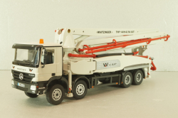 Mercedes-Benz Actros 4141 4-axle, Waitzinger 42XXT Concrete pump, B66000806, NZG 1:50 Уценка!