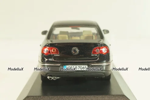 Volkswagen Passat (B6) 2005, black, 3C0099300C9X, Minichamps 1:43