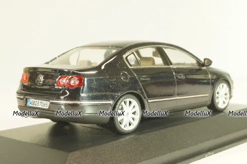 Volkswagen Passat (B6) 2005, black, 3C0099300C9X, Minichamps 1:43
