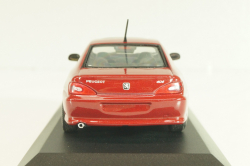 Peugeot 406 Coupe 1996, red, 430112620, Minichamps 1:43