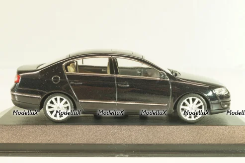 Volkswagen Passat (B6) 2005, black, 3C0099300C9X, Minichamps 1:43