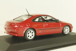 Peugeot 406 Coupe 1996, red, 430112620, Minichamps 1:43