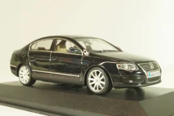 Volkswagen Passat (B6) 2005, black, 3C0099300C9X, Minichamps 1:43