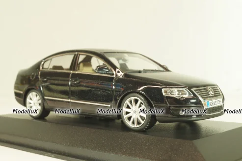 Volkswagen Passat (B6) 2005, black, 3C0099300C9X, Minichamps 1:43