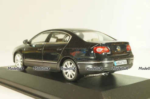Volkswagen Passat (B6) 2005, black, 3C0099300C9X, Minichamps 1:43