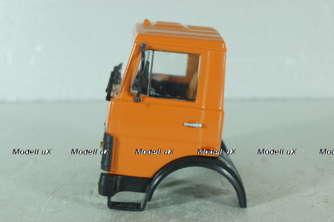 Маз кабина в сборе, оранжевая, АвтоИстория 1:43