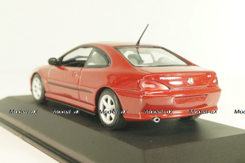 Peugeot 406 Coupe 1996, red, 430112620, Minichamps 1:43