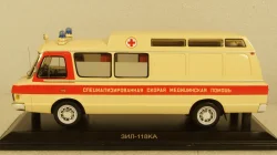 ЗИЛ 118 КА "Скорая Помощь" с интерьером, 111904, DiP Models 1:43