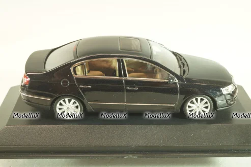 Volkswagen Passat (B6) 2005, black, 3C0099300C9X, Minichamps 1:43