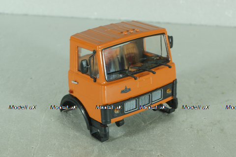 Маз кабина в сборе, оранжевая, АвтоИстория 1:43