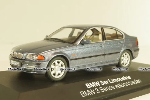 BMW 328i sedan (E46) 1998, grey,Schuco 1:43