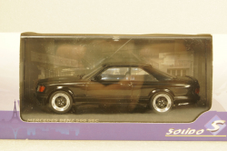 Mercedes S-Class 560SEC AMG (C126) Wide Body 1990, black, 4310901, Solido 1:43