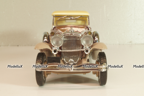 Duesenberg J 550 1935, maroon blue/black, Franklin Mint 1:24