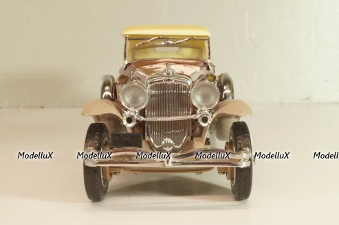 Duesenberg J 550 1935, maroon/yellow, Franklin Mint 1:24