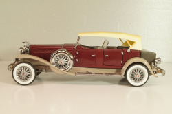 Duesenberg J 550 1935, maroon blue/black, Franklin Mint 1:24