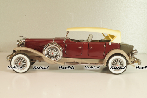 Duesenberg J 550 1935, maroon blue/black, Franklin Mint 1:24