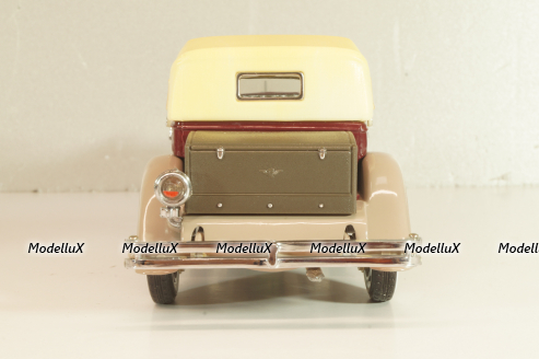 Duesenberg J 550 1935, maroon blue/black, Franklin Mint 1:24