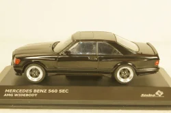 Mercedes S-Class 560SEC AMG (C126) Wide Body 1990, black, 4310901, Solido 1:43