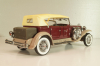 Duesenberg J 550 1935, maroon blue/black, Franklin Mint 1:24