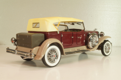 Duesenberg J 550 1935, maroon blue/black, Franklin Mint 1:24