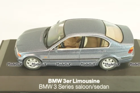 BMW 328i sedan (E46) 1998, grey,Schuco 1:43