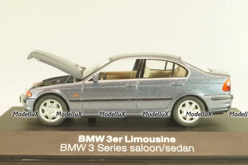BMW 328i sedan (E46) 1998, grey,Schuco 1:43