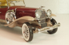 Duesenberg J 550 1935, maroon blue/black, Franklin Mint 1:24