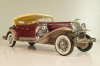 Duesenberg J 550 1935, maroon blue/black, Franklin Mint 1:24