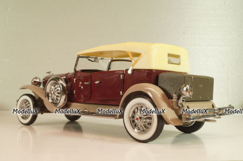 Duesenberg J 550 1935, maroon blue/black, Franklin Mint 1:24