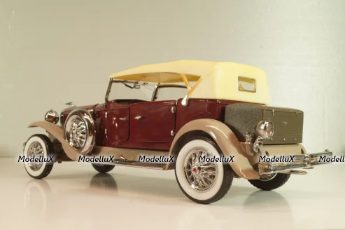 Duesenberg J 550 1935, maroon/yellow, Franklin Mint 1:24