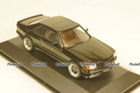 Mercedes S-Class 560SEC AMG (C126) Wide Body 1990, black, 4310901, Solido 1:43 Уценка!