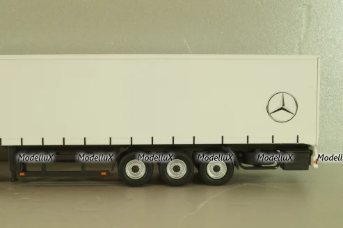 Mercedes-Benz Actros FH25 GigaSpace 4x2 2012 with semi-trailer "Mercedes-Benz", green/silver, 8622/03, NZG 1:50