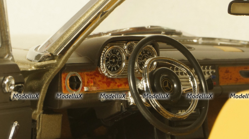 Mercedes Strich 8 Coupe (C114) metallic-grey, SUN4589, SunStar 1:18