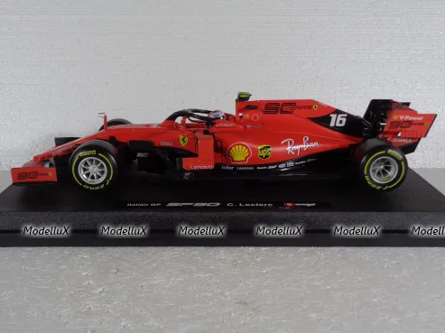 Ferrari SF90 #16 Formula 1, Charles Leclerc Winner Italian GP 2019 Bburago 1:18