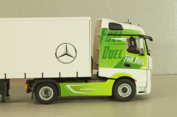 Mercedes-Benz Actros FH25 GigaSpace 4x2 2012 with semi-trailer "Mercedes-Benz", green/silver, 8622/03, NZG 1:50