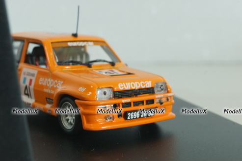 Renault 5 Turbo Europcar #°41, Gouhier, Universal Hobbies 1:43