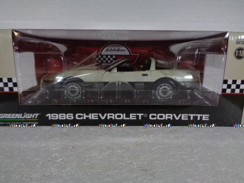 Chevrolet Corvette C4 Malcom Konner 1986, 13632, Greenlight 1:18