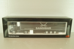 Mercedes-Benz Actros FH25 GigaSpace 4x2 2012 with semi-trailer "Sansibar", black, 8621/02, NZG 1:50 