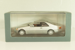 Mercedes-Benz 600 SEC (C140) 1992, B66005701, silver, Minichamps 1:43