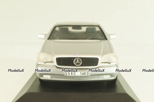 Mercedes-Benz 600 SEC (C140) 1992, B66005701, silver, Minichamps 1:43